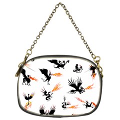 Phoenix Dragon Fire Bird Chain Purse (one Side) by Sapixe