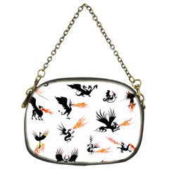 Phoenix Dragon Fire Bird Chain Purse (two Sides) by Sapixe