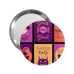 Halloween Cute Cartoon 2 25  Handbag Mirrors by Sapixe