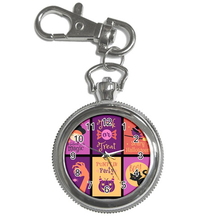 Halloween Cute Cartoon Key Chain Watches