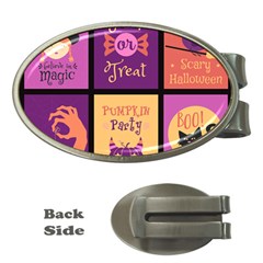 Halloween Cute Cartoon Money Clips (oval)  by Sapixe