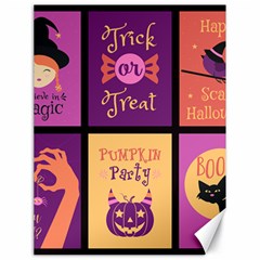 Halloween Cute Cartoon Canvas 18  X 24  by Sapixe