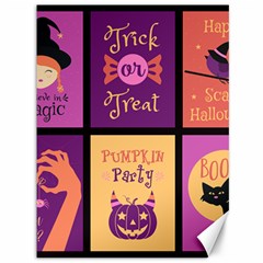 Halloween Cute Cartoon Canvas 36  X 48  by Sapixe