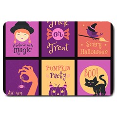 Halloween Cute Cartoon Large Doormat  by Sapixe