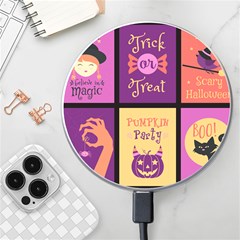 Halloween Cute Cartoon Wireless Charger by Sapixe