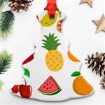 Fruits Cartoon Christmas Tree Ornament (Two Sides) Back