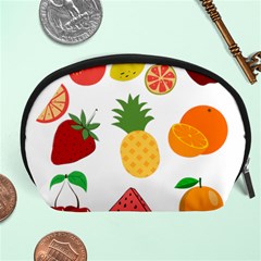 Fruits Cartoon Accessory Pouch (large) by Sapixe