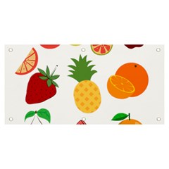 Fruits Cartoon Banner And Sign 6  X 3 