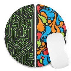 Maintaining Physical Brain Round Mousepads by Sapixe