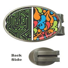 Maintaining Physical Brain Money Clips (oval)  by Sapixe