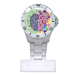 Brain Heart Balance Plastic Nurses Watch by Sapixe