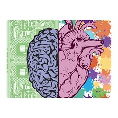 Brain Heart Balance Double Sided Flano Blanket (mini)  by Sapixe