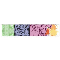 Brain Heart Balance Small Flano Scarf