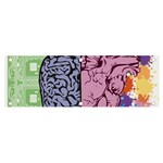 Brain Heart Balance Banner and Sign 6  x 2  Front