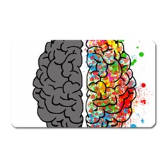 Brain Mind Psychology Idea Hearts Magnet (rectangular) by Sapixe