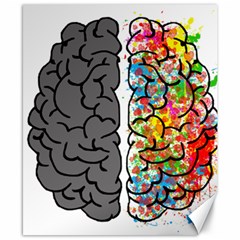 Brain Mind Psychology Idea Hearts Canvas 8  X 10  by Sapixe