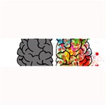 Brain Mind Psychology Idea Hearts Large Bar Mats 32 x8.5  Bar Mat