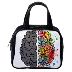 Brain Mind Psychology Idea Hearts Classic Handbag (one Side) by Sapixe