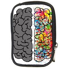 Brain Mind Psychology Idea Hearts Compact Camera Leather Case by Sapixe