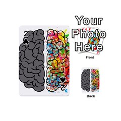 Brain Mind Psychology Idea Hearts Playing Cards 54 Designs (mini) by Sapixe