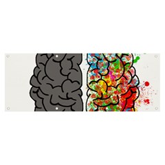 Brain Mind Psychology Idea Hearts Banner And Sign 8  X 3 