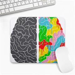 Clip Art Brain Halves Large Mousepads by Sapixe