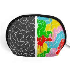 Clip Art Brain Halves Accessory Pouch (medium) by Sapixe