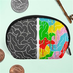 Clip Art Brain Halves Accessory Pouch (large) by Sapixe