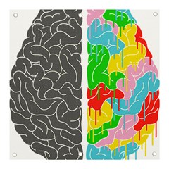 Clip Art Brain Halves Banner And Sign 3  X 3  by Sapixe