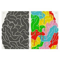 Clip Art Brain Halves Banner And Sign 6  X 4 