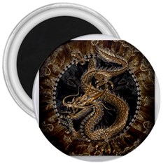 Dragon Pentagram 3  Magnets by Sapixe