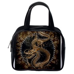 Dragon Pentagram Classic Handbag (one Side) by Sapixe