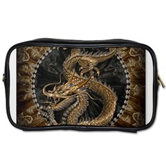 Dragon Pentagram Toiletries Bag (one Side) by Sapixe