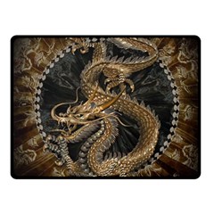 Dragon Pentagram Fleece Blanket (small) by Sapixe