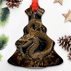 Dragon Pentagram Christmas Tree Ornament (two Sides)