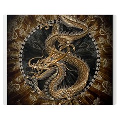 Dragon Pentagram Double Sided Flano Blanket (medium)  by Sapixe