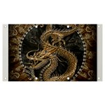 Dragon Pentagram Banner and Sign 7  x 4  Front