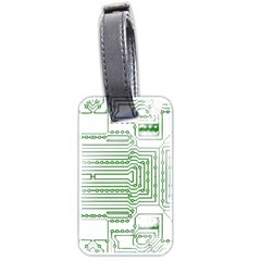 Circuit Board Luggage Tag (two Sides) by Sapixe