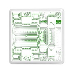 Circuit Board Memory Card Reader (square) by Sapixe