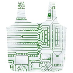 Circuit Board Full Print Recycle Bag (xl) by Sapixe