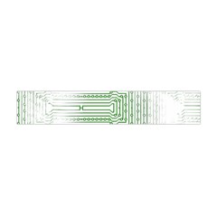 Circuit Board Flano Scarf (mini) by Sapixe