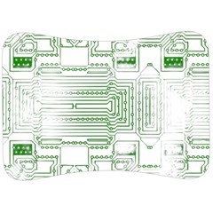 Circuit Board Velour Seat Head Rest Cushion by Sapixe