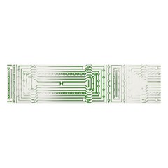 Circuit Board Banner And Sign 4  X 1  by Sapixe