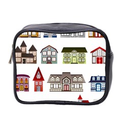 Houses Mini Toiletries Bag (two Sides) by Sapixe