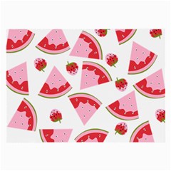 Pink Watermeloon Large Glasses Cloth (2 Sides) by Sapixe