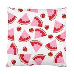 Pink Watermeloon Standard Cushion Case (two Sides) by Sapixe