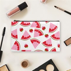 Pink Watermeloon Cosmetic Bag (medium) by Sapixe