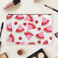 Pink Watermeloon Cosmetic Bag (large) by Sapixe