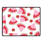 Pink Watermeloon Fleece Blanket (Small) 50 x40  Blanket Front