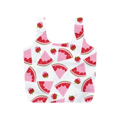 Pink Watermeloon Full Print Recycle Bag (s) by Sapixe